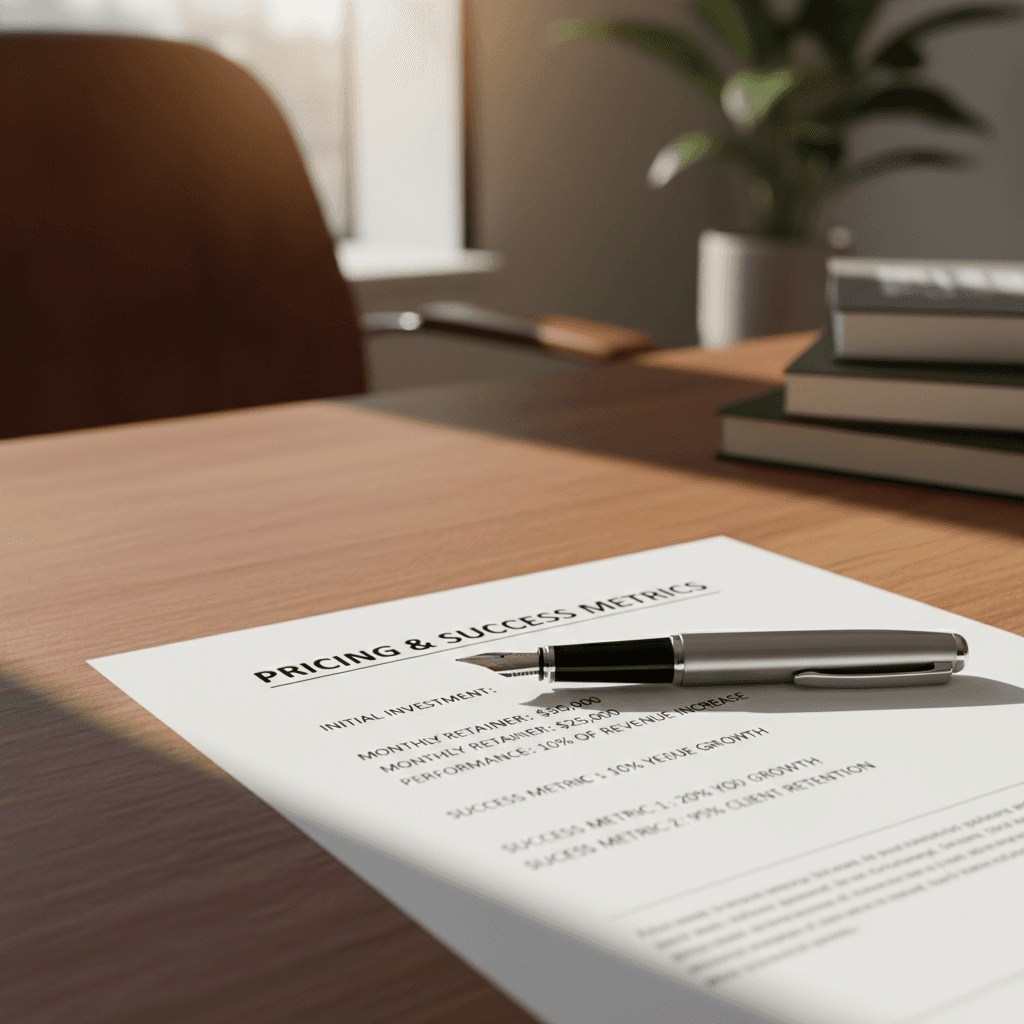 Performance-based pricing agreement