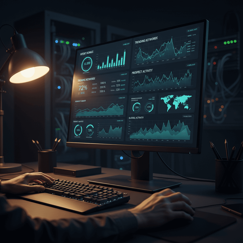 Intent data analytics dashboard